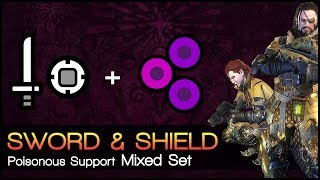 Monster Hunter World ▼ Royal Rose Poison Support | Mixed Set (Sword & Shield Build)