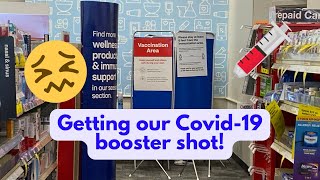 Getting our COVID-19 Booster Shot at CVS Pharmacy!