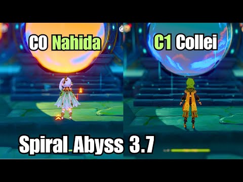 Collei National vs Nahida National! Better Companion to fight Abyss Herald? Spiral Abyss 3.7