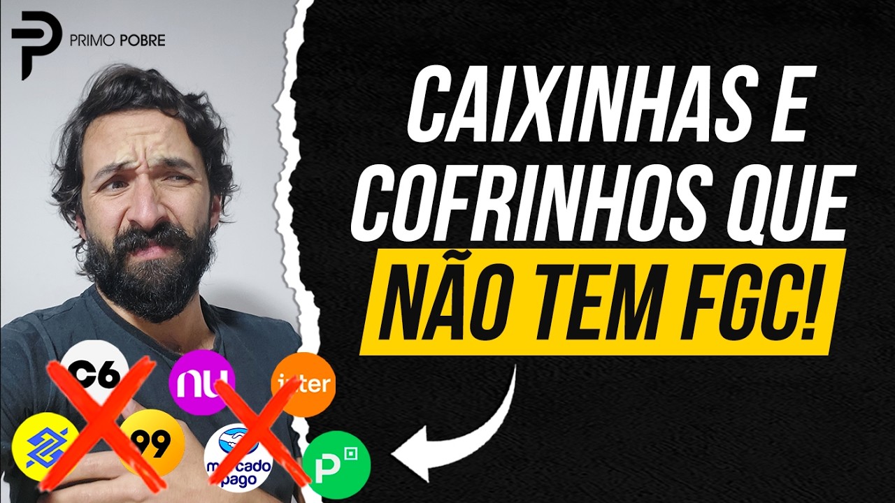 BANCOS que NÃO TEM FGC e você não sabia!