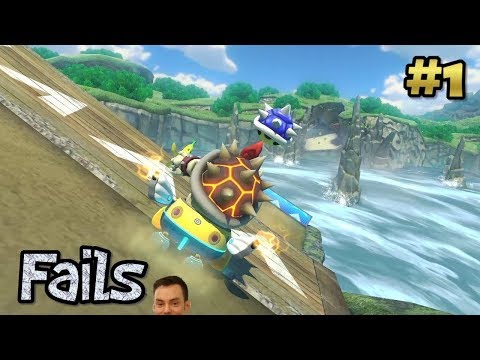 [MK8DX] Fail Compilation #1 (feat. Paco Gaita & more) - RK★Roberto