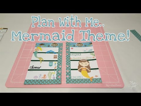 Plan With Me | Mermaid Theme