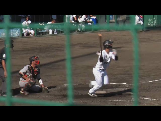 【ファーム】甘い球を完璧にとらえた!! マリーンズ・福田光輝の2号逆転2ランホームラン!! 2022年9月25日  千葉ロッテマリーンズ 対 読売ジャイアンツ