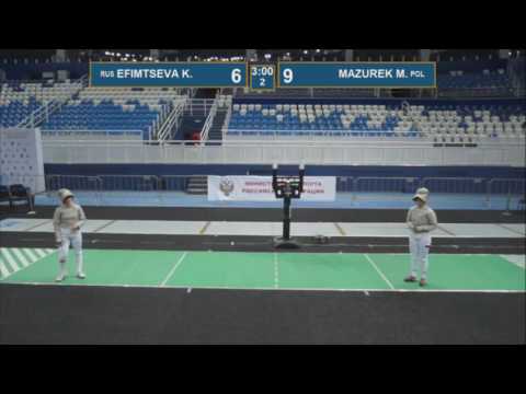 T16 MAZUREK M. - EFIMTSEVA K. Black sea cup / women's individual (Green piste)