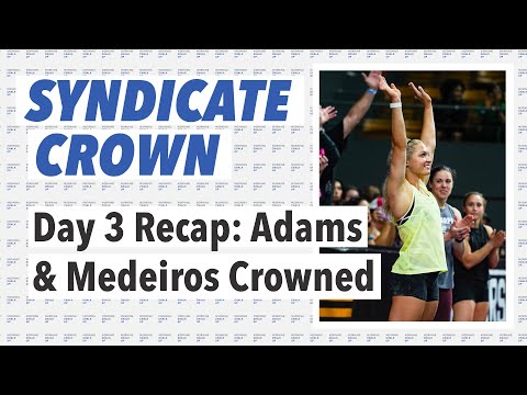 Haley Adams and Justin Medeiros Syndicate Crown Champs