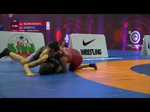 Repechage FS - 48 kg: R. BAGAVUDINOV (RUS) v. D. SHVARTS (BLR)
