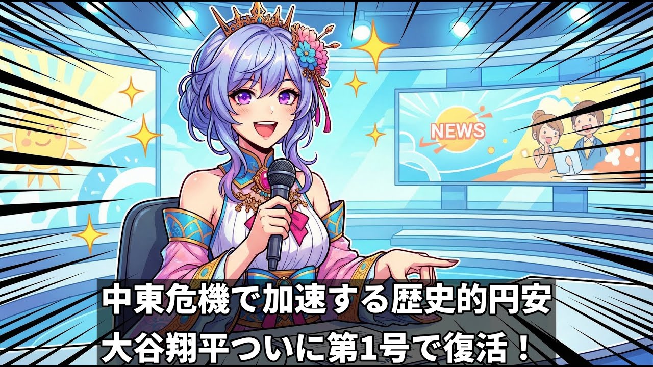 円安・物価高が家計を直撃する理由と大谷翔平待望の第1号！最新ニュース解説