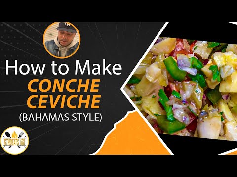 (CONCH CEVICHE) Bahamas Style 🇧🇸 WARNING: ⚠️ APHRODISIAC | Exotic Delight!