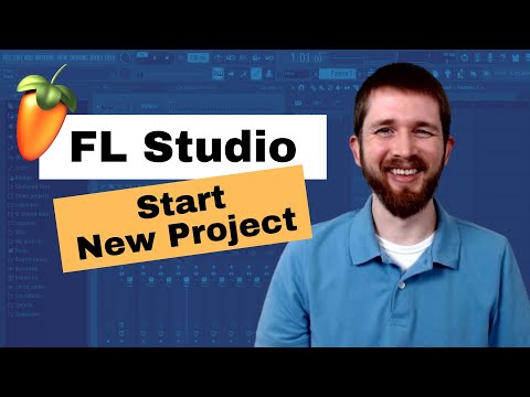 So starten Sie ein neues Projekt in FL Studio