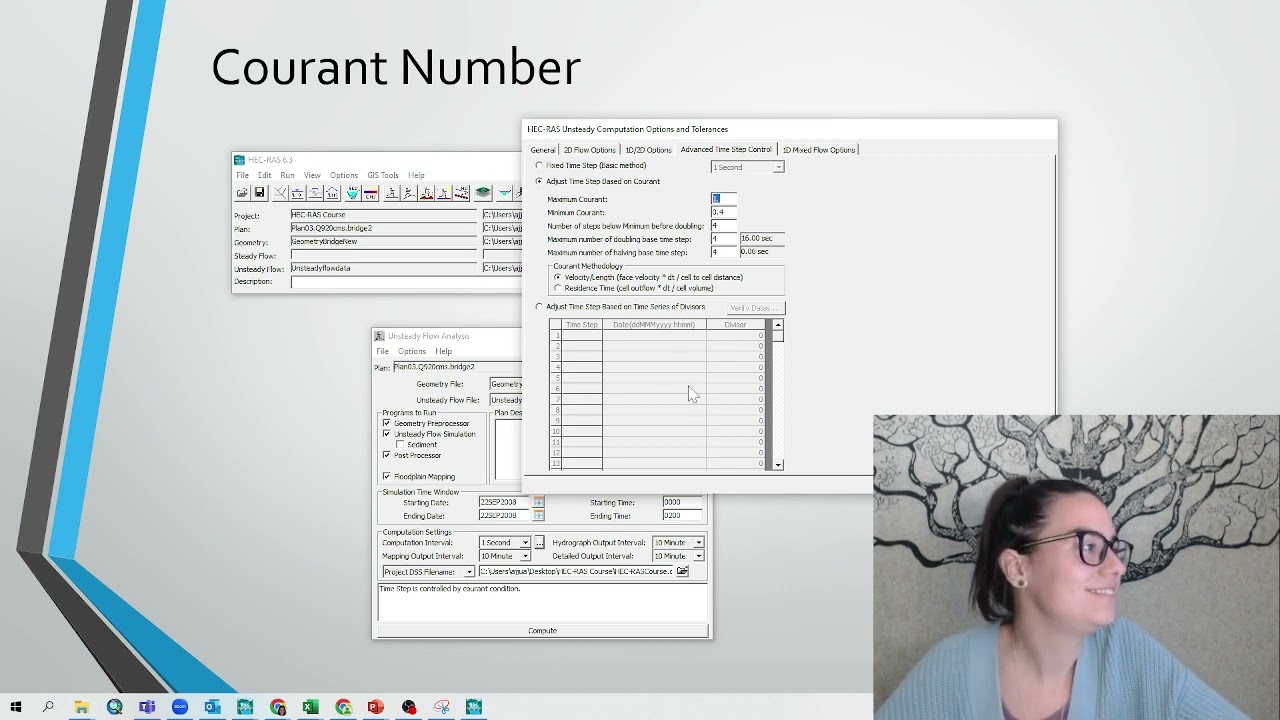 Courant Number HEC RAS 2D