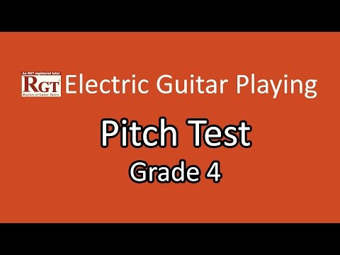 RGT Electric Guitar - Grade 4 - Pitch Test
