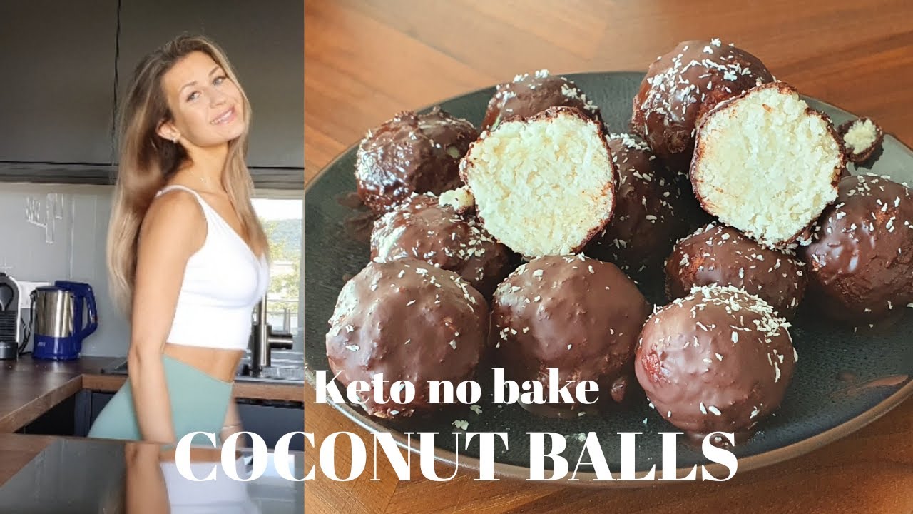 HEALTHY COCONUT BALLS - keto & no-bake