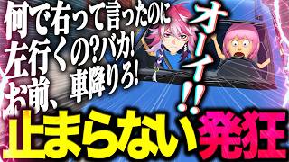 運転を教えるゲームでバカすぎる妹に発狂するアマル【妹に運転を教える】