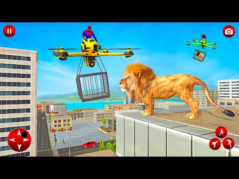 Police Robot Animal Rescue Mission Drone Rescue - Police Drone Games Android