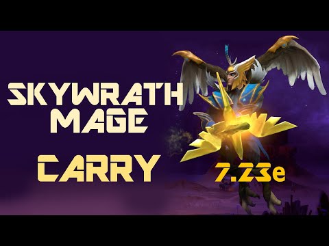 7.23e HARD CARRY as Skywrath Mage | Dota 2 Skywrath Mage Carry