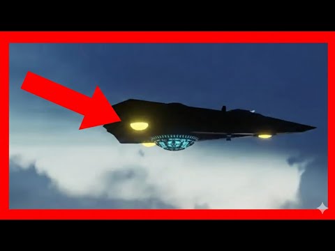 Top secret Anti-gravity spy plane-TR 3b black manta w,