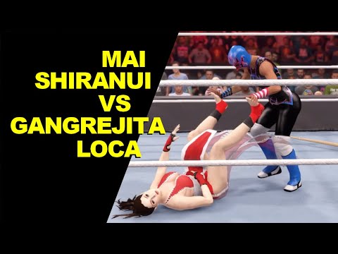 WWE 2K22 Mai Shiranui vs Gangrejita Loca - Extreme Rules