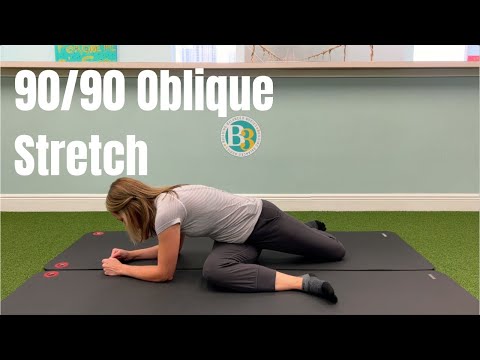 90/90 Oblique Stretch | B3 Physical Therapy