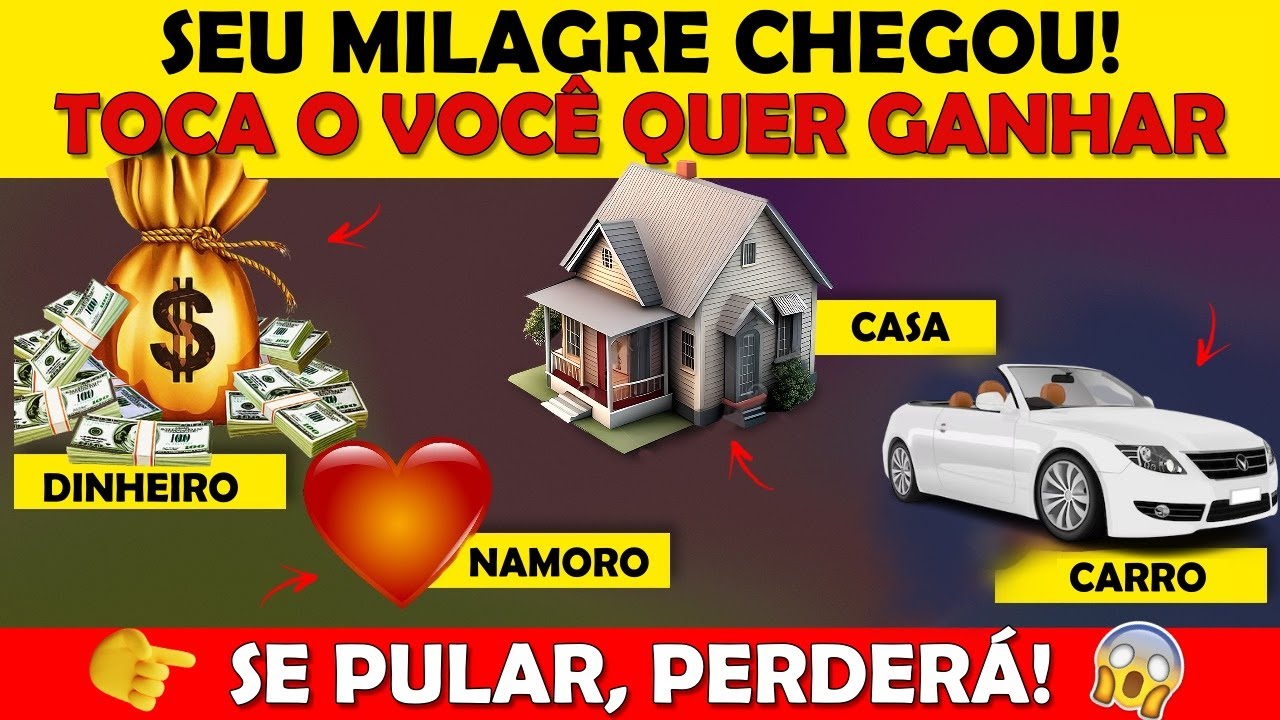 🤩 DEUS DIZ: VOCÊ RECEBERÁ o MILAGRE que DESEJA! ESCOLHA E RECEBA AGORA! MENSAGEM DE DEUS
