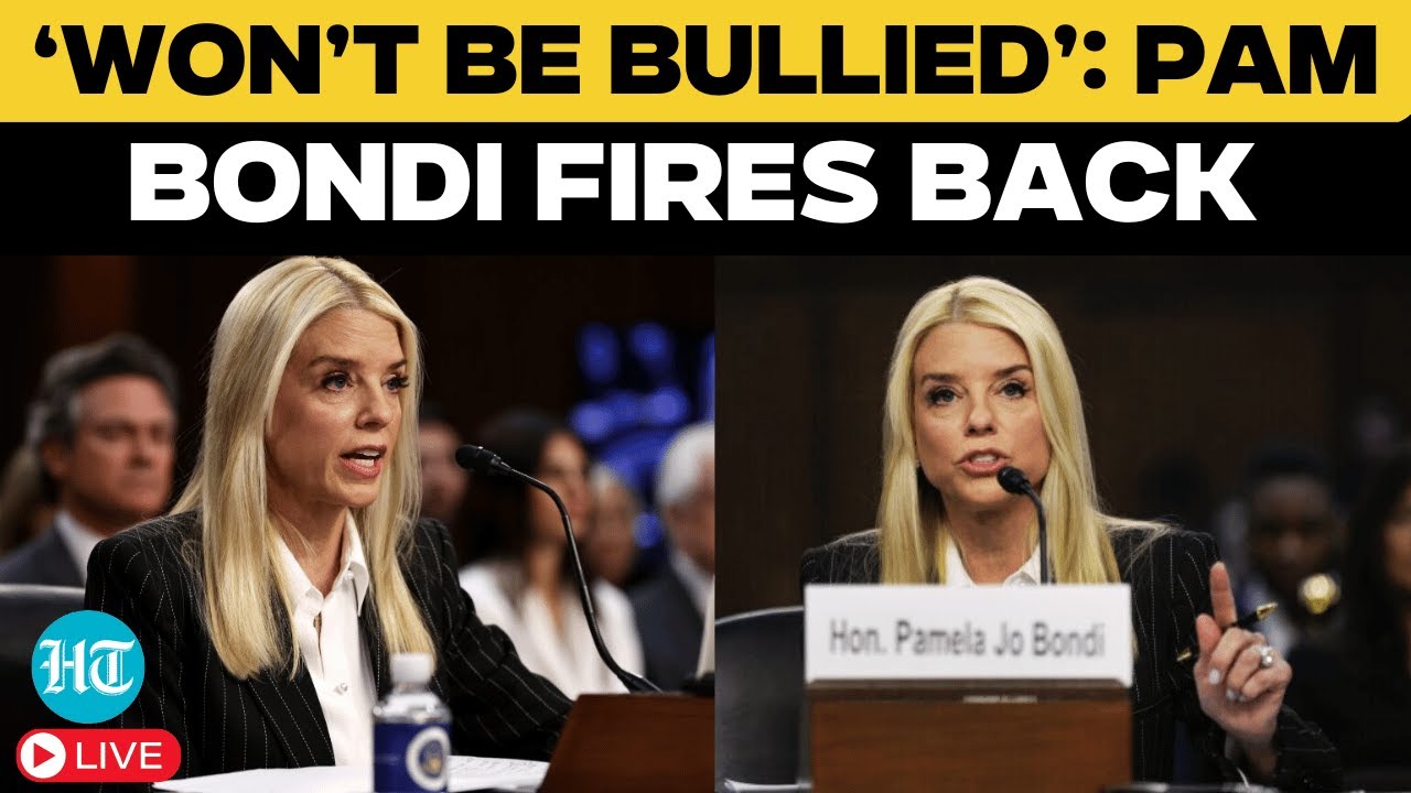 Pam Bondi Confirmation Hearing Day 2 LIVE : Grilled on Trump, 2020 Elections and Kash Patel