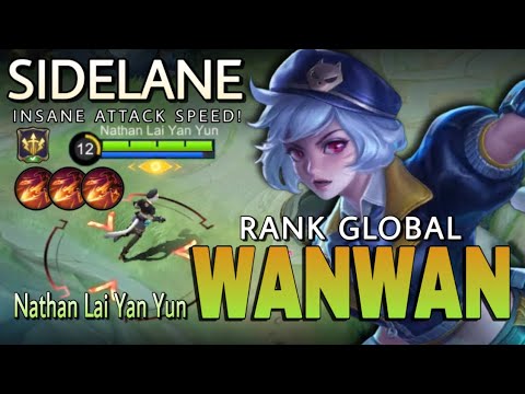 Insane Attack Speed!! Wanwan Best Build 2022 | Top Global Wanwan Gameplay by Nathan Lai Yan Yun-MLBB
