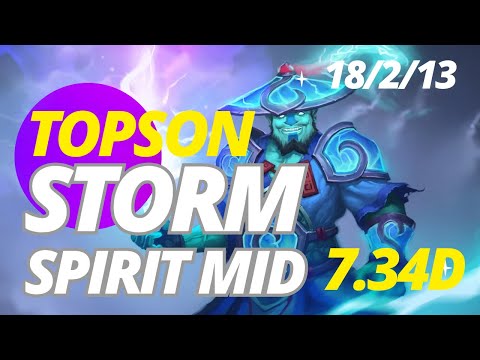 TOPSON- STORM SPIRIT MIDLANE | DOTA | DOTA 2 | DOTA 2 RANKED | DOTA2NETIC
