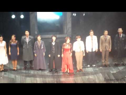 150419 ryeowook last agatha musical curtain call