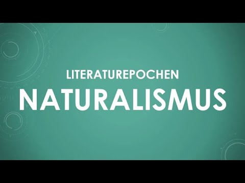 Die Literaturepoche Naturalismus einfach und kurz erklärt