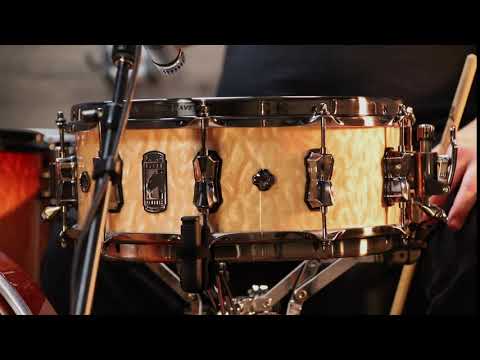 Mapex Black Panther Pegasus 14 x 5.5 Maple/Walnut Snare Drum image 9