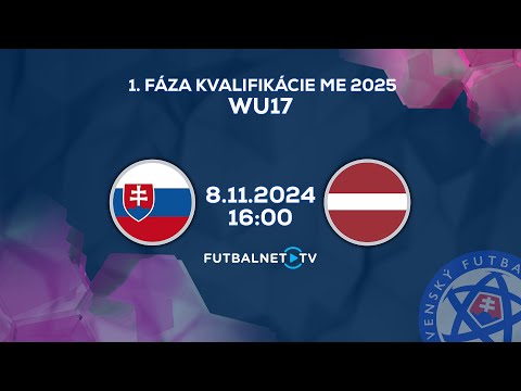 Kvalifikácia na ME WU17: Slovensko - Lotyšsko