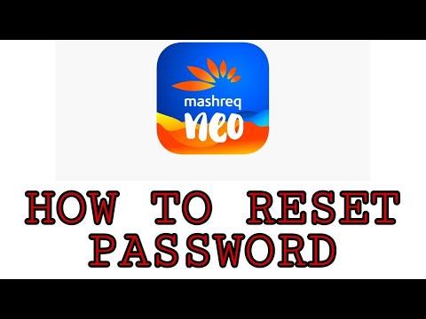 How to reset mashreq neo password Video