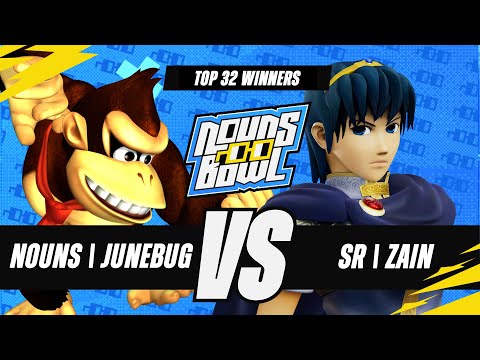 Nouns Bowl 2025: Nouns | Junebug (DK) vs SR | Zain (Marth) - SSBM Singles Top 32 Winners Round 1