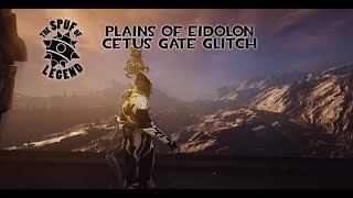 Triggering the Misplaced Cetus Gate Bug in Warframe (Shrine of the Eidolon Hotfix 22.16.3)