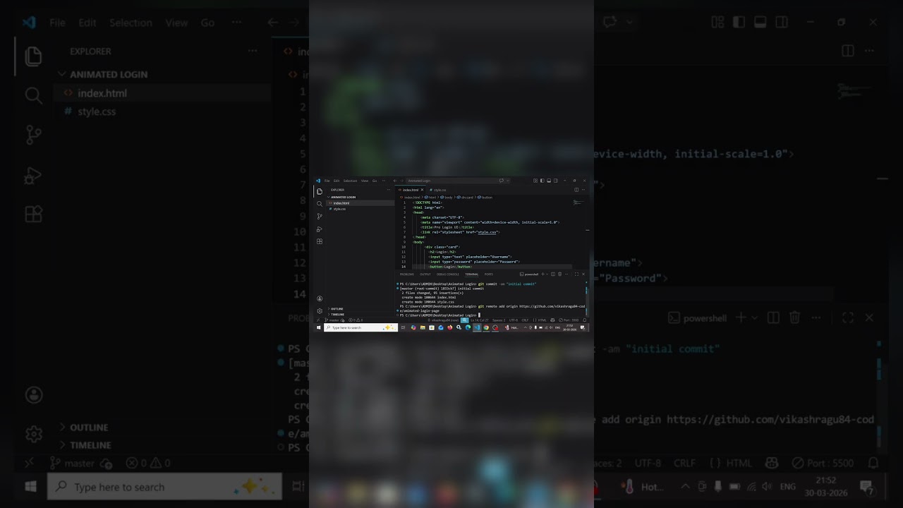 Push Code to GitHub in 30 Seconds 🚀 #shorts #git #github