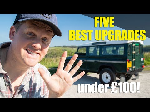 5 BEST Land Rover Defender upgrades UNDER £100!