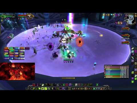 Mythic Sisters of the Moon pull, Tomb of Sargeras, Destruction Warlock PoV