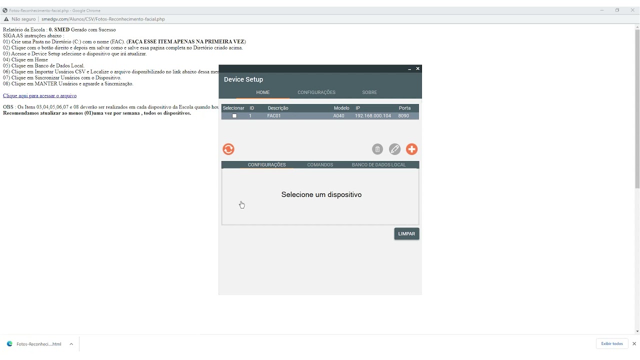 RECONHECIMENTO FACIAL