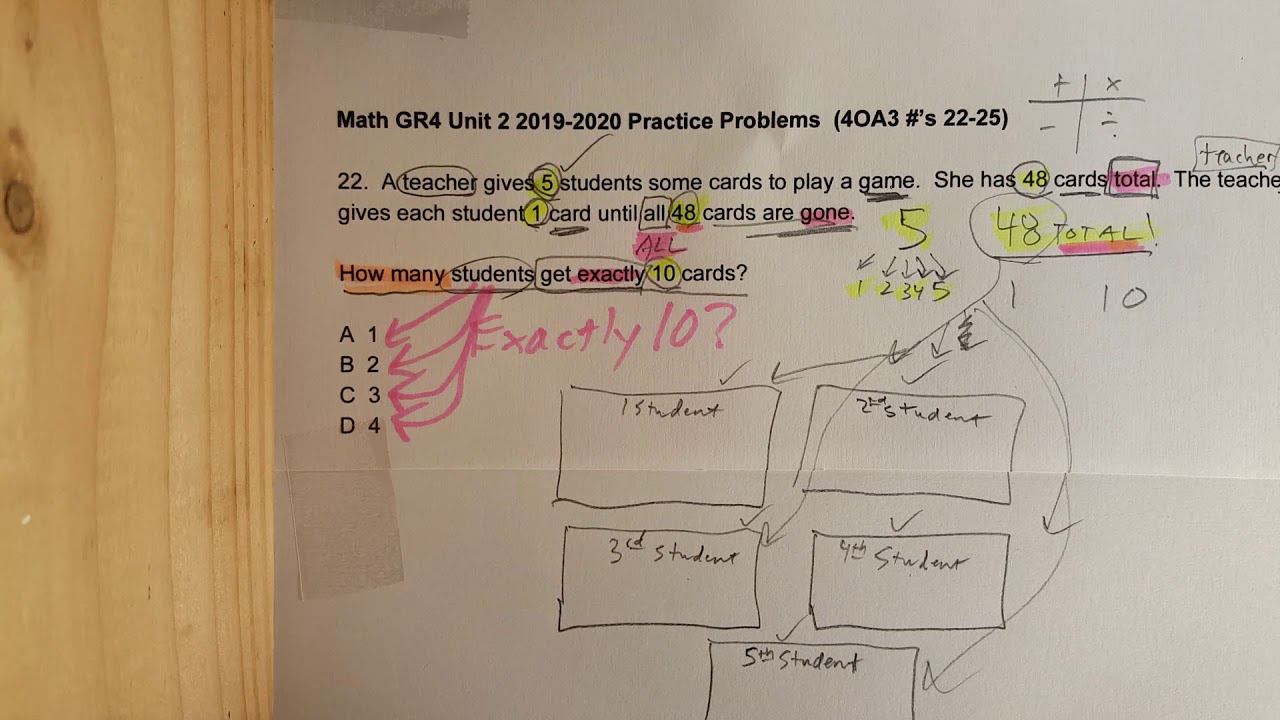 4OA3 #22 (multi-step word problem)