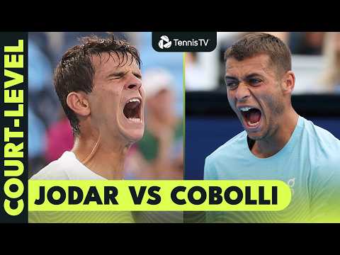Court-Level For Entertaining Jodar vs Cobolli Battle 🔥 | Cincinnati 2026 Highlights