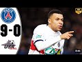 PSG Revel 9-0 Highlights & All Goals 2024 Kylian Mbappe Hattrick