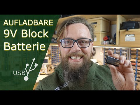 [DIY] 9V Block Batterie in einen Akku umwandeln (wiederaufladbar)