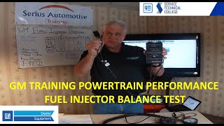 How to Perform GM Fuel Injector Balance Test with J39021-GM Powertrain Performance.