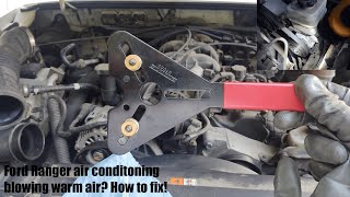 AC blowing warm air? Compressor clutch replace - Ford Ranger
