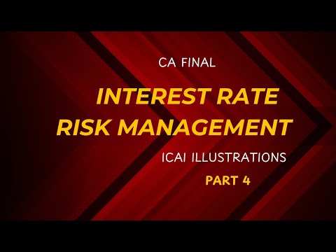 ICAI Illustrations Part 4 || Interest Rate Risk Management || CA Final || Q 9, 10 & 11