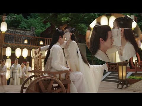 殘疾王爺以為未婚妻是個醜女，揭開面紗才發現是個大美人！ 🍿中國電視劇 #movie #drama
