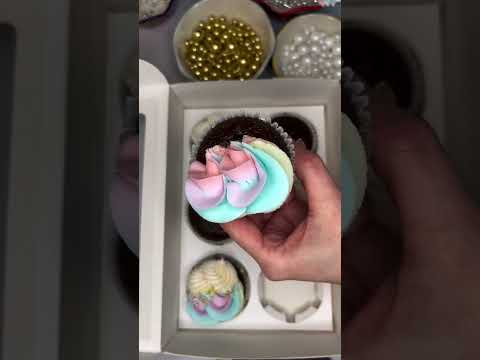 Nicely Cupcake Design.#youtube #ytstudio #950subs #shorts #nosheenartsandcookingideas