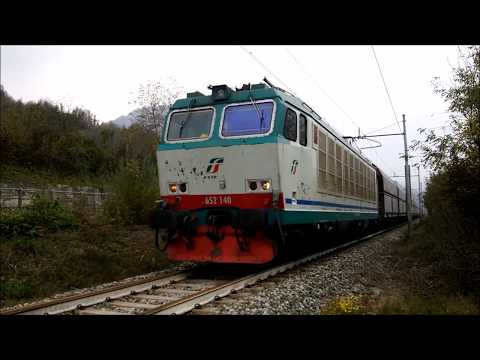 TIGRE E.652 CON MERCI DI TRAMOGGE IN ARRIVO A ROBILANTE (CN) VEN. 26 -10 - 2018