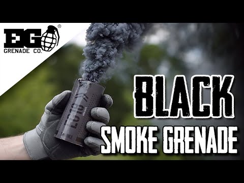 EG18 - Black Smoke Grenade - Big Smoke Bomb - Smoke Effect