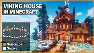 Minecraft: How to build a Viking House | Tutorial