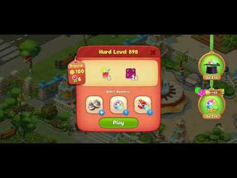 level 898 Garden scapes game video